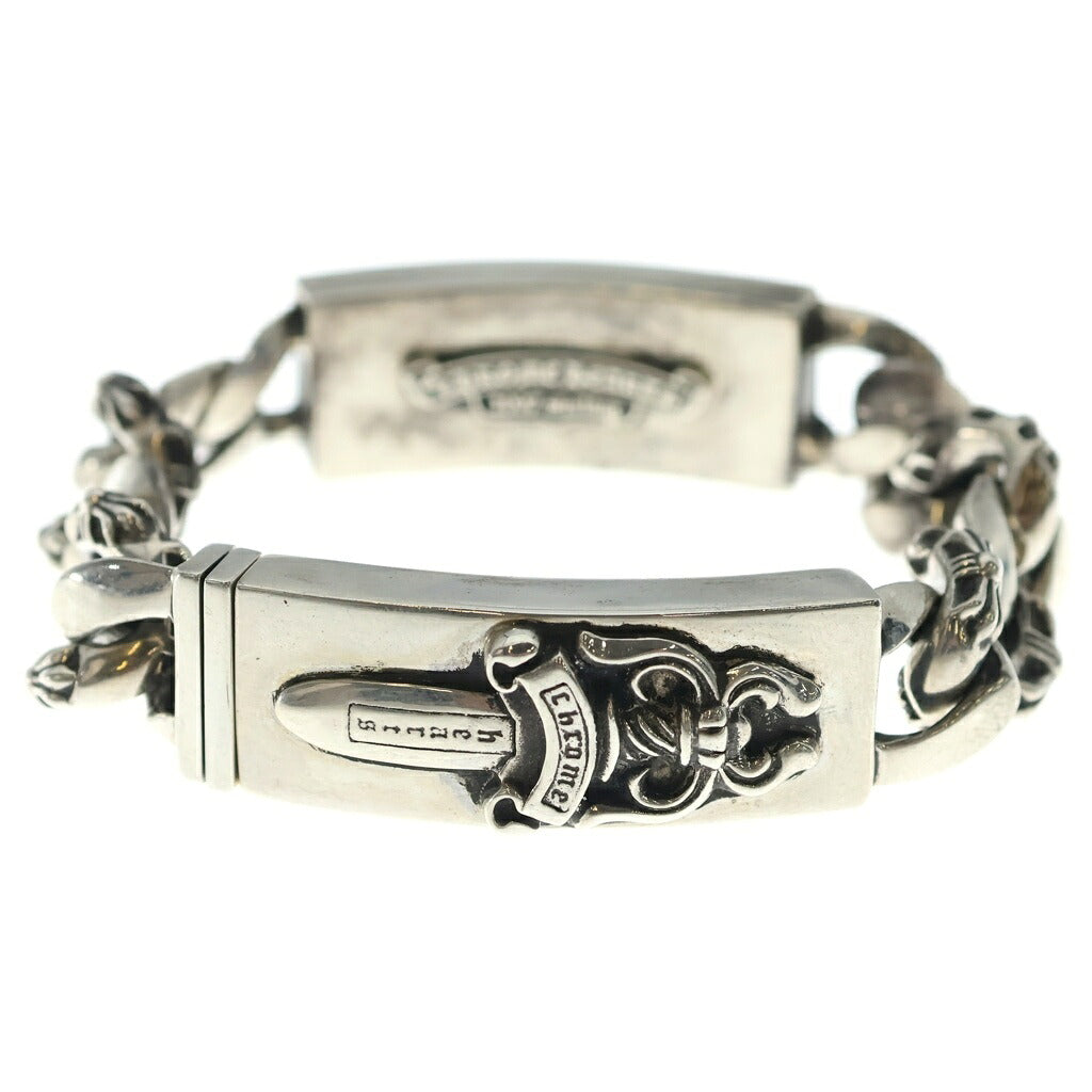 CHROME HEARTS(クロムハーツ) ID DBL DGGR ダブルID ダガー クラシックリンク ブレスレット シルバー