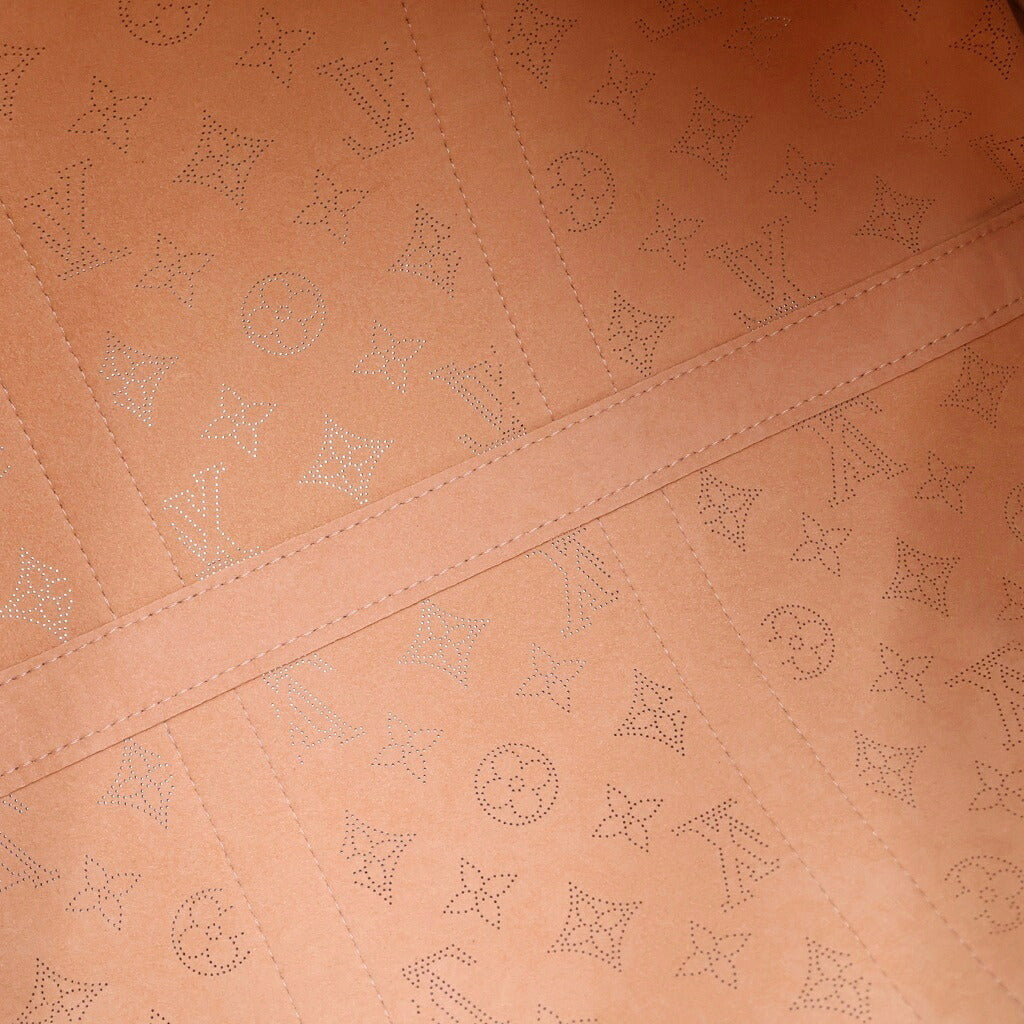 LOUIS VUITTON(ルイヴィトン) モノグラム・イリデセント マヒナ キーポルバンドリエール45 ボストンバッグ ショルダーバッグ 2WAY レザー グレー M23478 ICタイプ