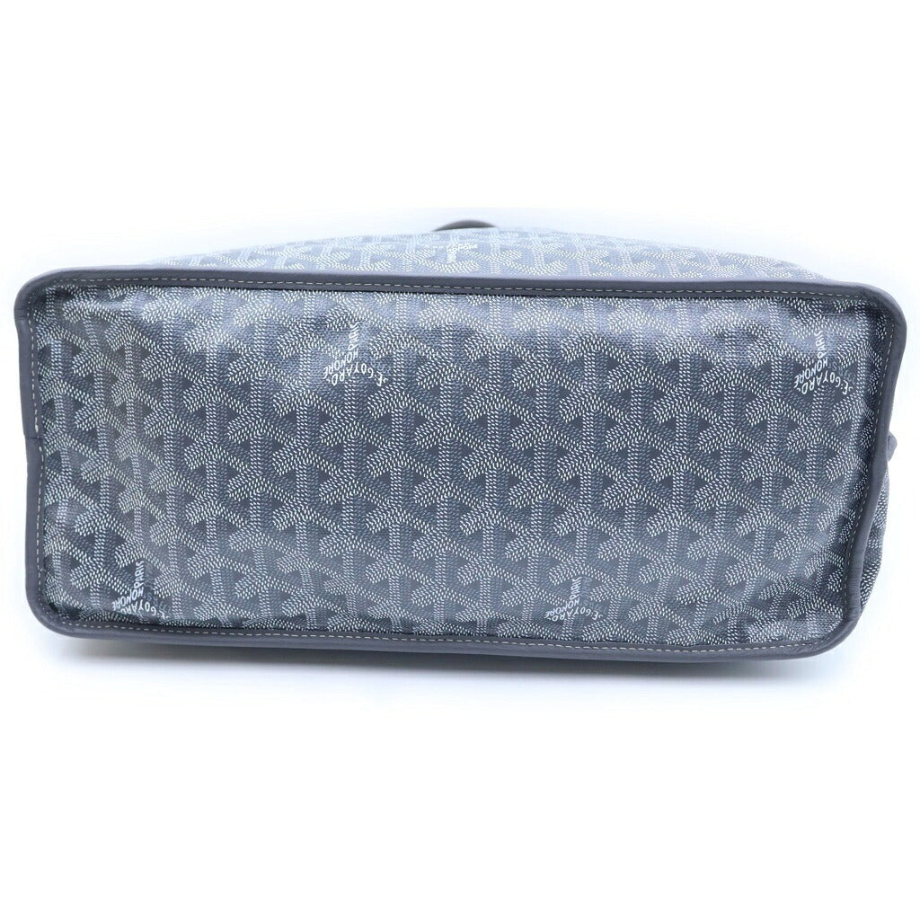 GOYARD(ゴヤール) アンジュPM トートバッグ ハンドバッグ リバーシブル PVC×レザー グレー