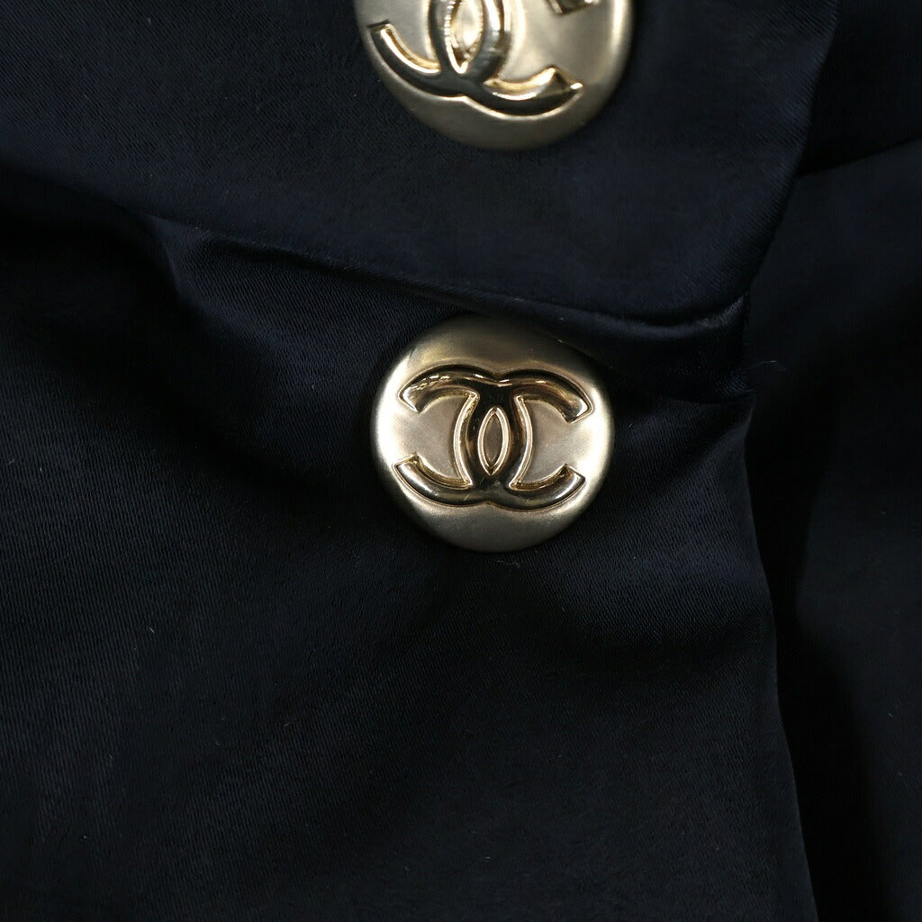CHANEL(シャネル) ココネージュ フーデッドブルゾン ネイビー