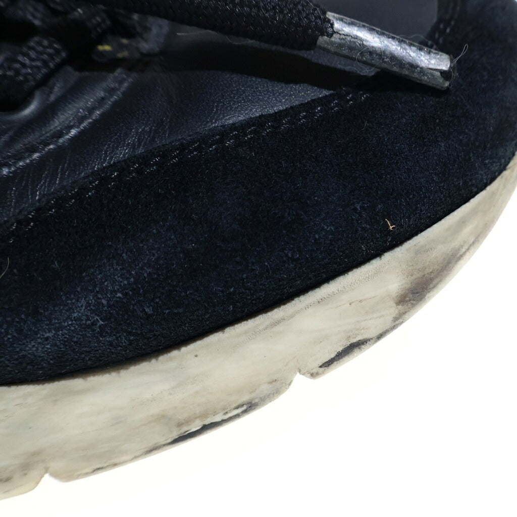 Christian Dior(クリスチャンディオール) 17AW Dior Homme ディオールオム KRIS VAN ASSCHE レザー スウェード メッシュ ローカット スニーカー ブラック
