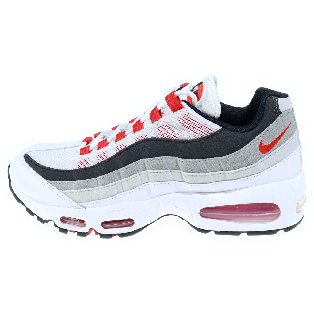 NIKE(ナイキ) Air Max 95 Big Bubble PRM Comet エアマックス95 OG ビッグバブル プレミアム "コメット" ローカットスニーカー ホワイト×レッド IB7862-100""