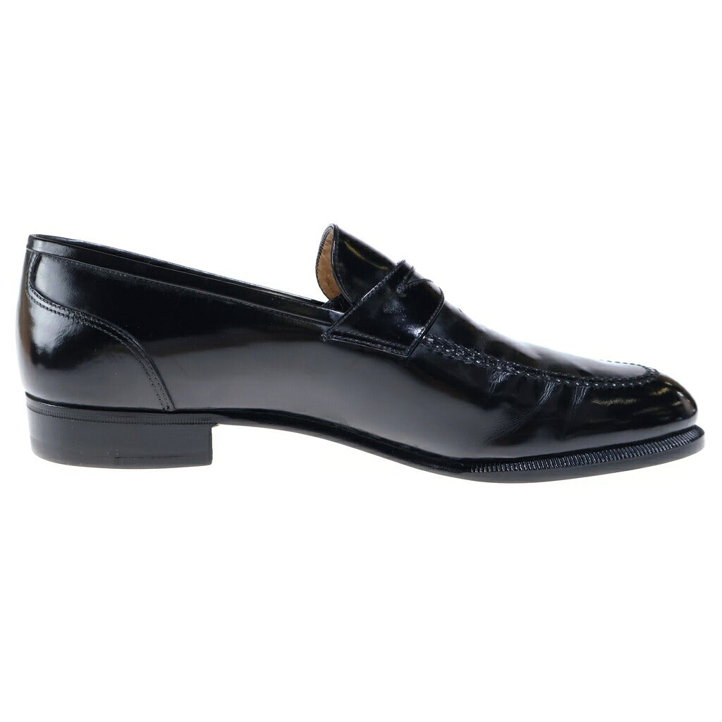 FERRAGAMO(フェラガモ) コインローファー レザーシューズ ブラック
