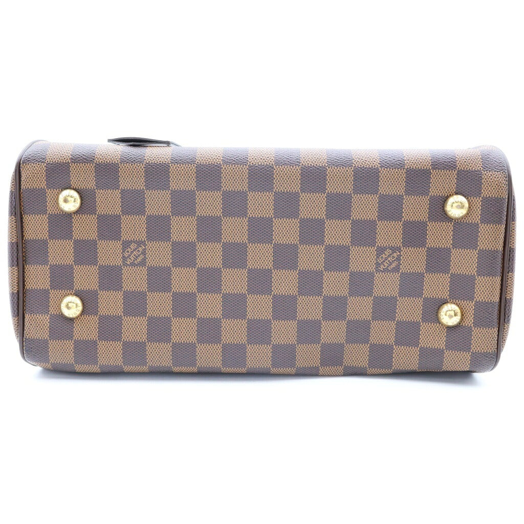 LOUIS VUITTON(ルイヴィトン) ダミエ ドゥオモ ハンドバッグ ブラウン PVC×レザー N60008