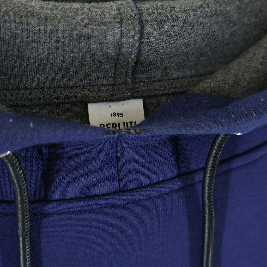 Berluti(ベルルッティ) ネオプレン ロゴ パーカー フーディ トップス ブルー