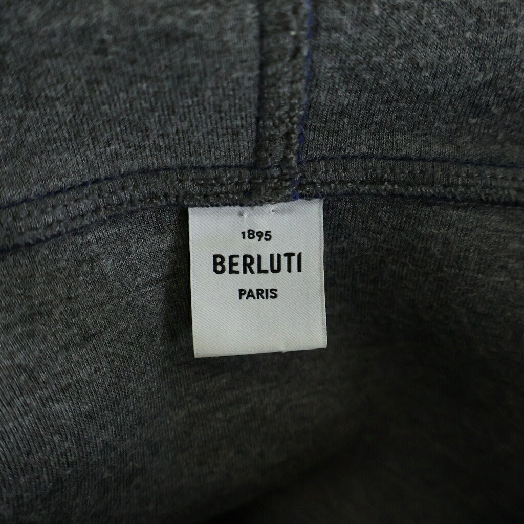 Berluti(ベルルッティ) ネオプレン ロゴ パーカー フーディ トップス ブルー
