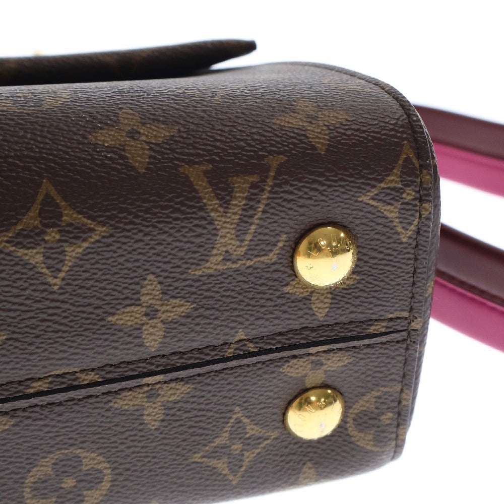 LOUIS VUITTON(ルイヴィトン) モノグラム クリュニー BB ハンドバッグ ブラウン×ピンク PVC×レザー M42738