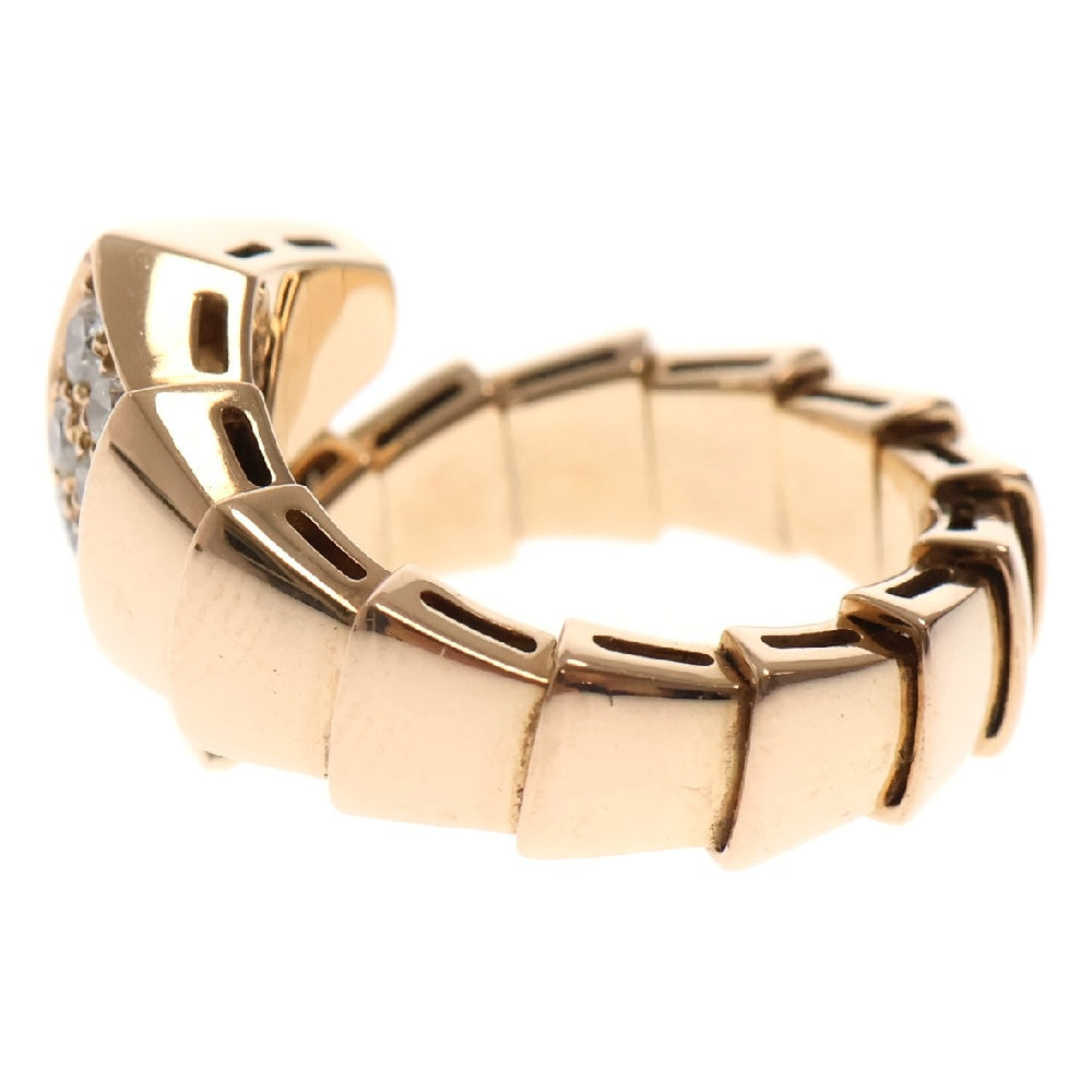 BVLGARI(ブルガリ) セルペンティ ヴァイパー ダイヤリング Au750 PG ピンクゴールド #S 指輪 K18PG ジュエリー 345206