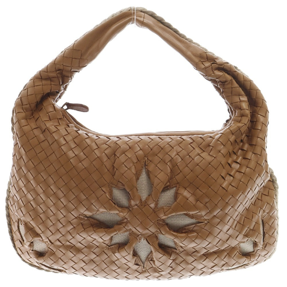 BOTTEGA VENETA(ボッテガヴェネタ) イントレチャート ワンショルダーバッグ ブラウン 115653 キャメル ハンドバッグ