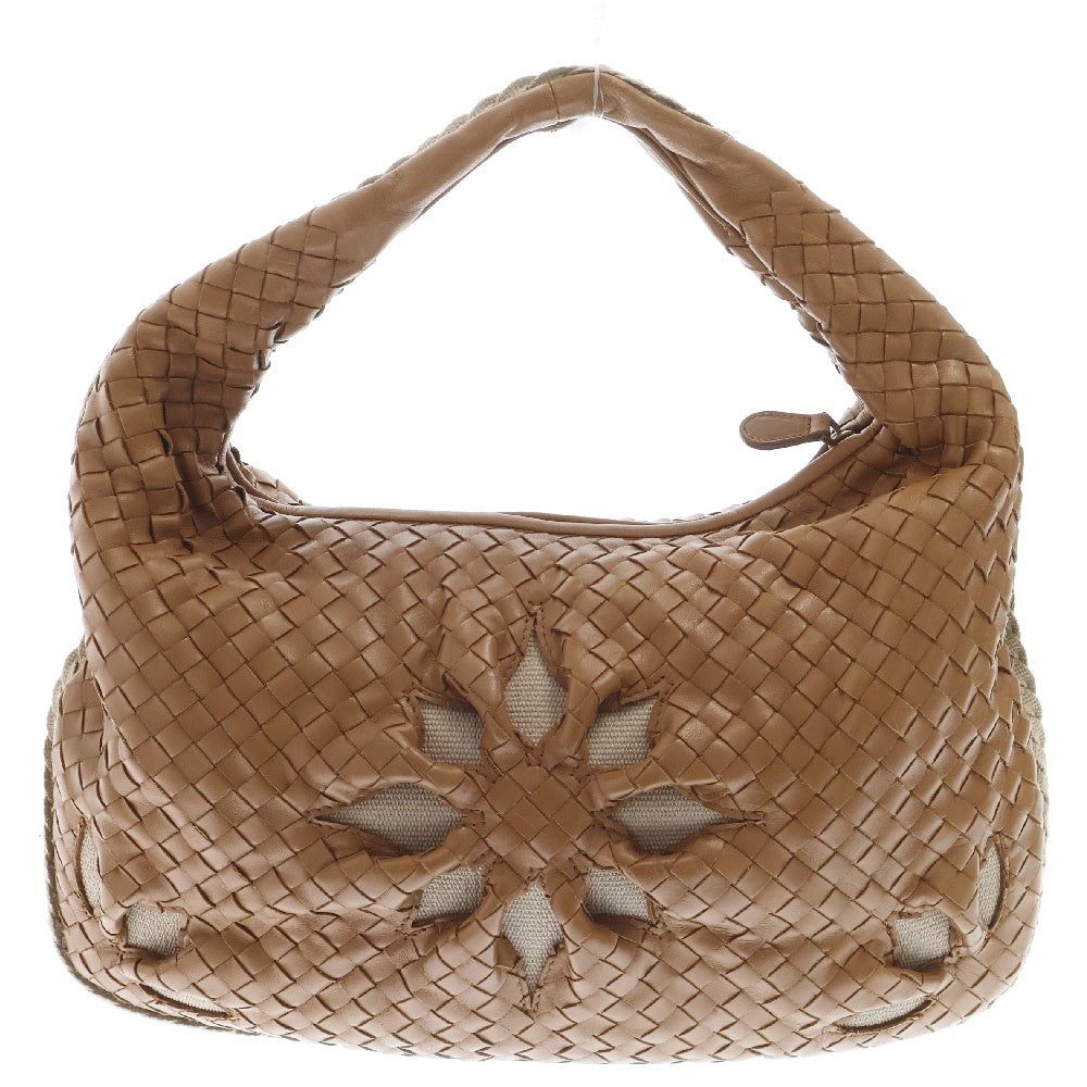 BOTTEGA VENETA(ボッテガヴェネタ) イントレチャート ワンショルダーバッグ ブラウン 115653 キャメル ハンドバッグ
