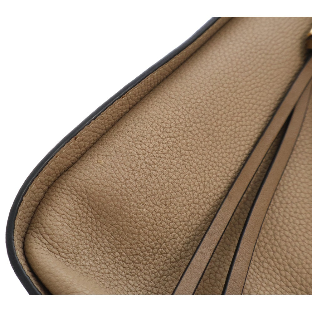 LOEWE(ロエベ) ハンモック ミディアム ベージュ レザー 2wayバッグ ハンドバッグ ショルダーバッグ