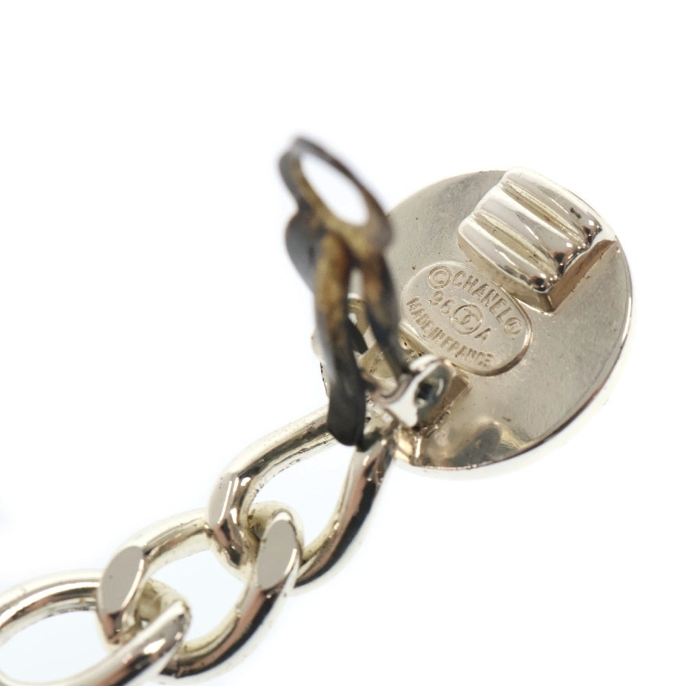 CHANEL(シャネル) 96A ココマークターンロックチェーンイヤリング シルバー
