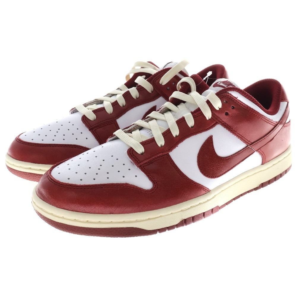NIKE(ナイキ) Women's Dunk Low PRM Team Red and White ウィメンズ ダンク ロー PRM チームレッド アンド ホワイト ローカットスニーカー FJ4555-100 US11.5/28.5cm