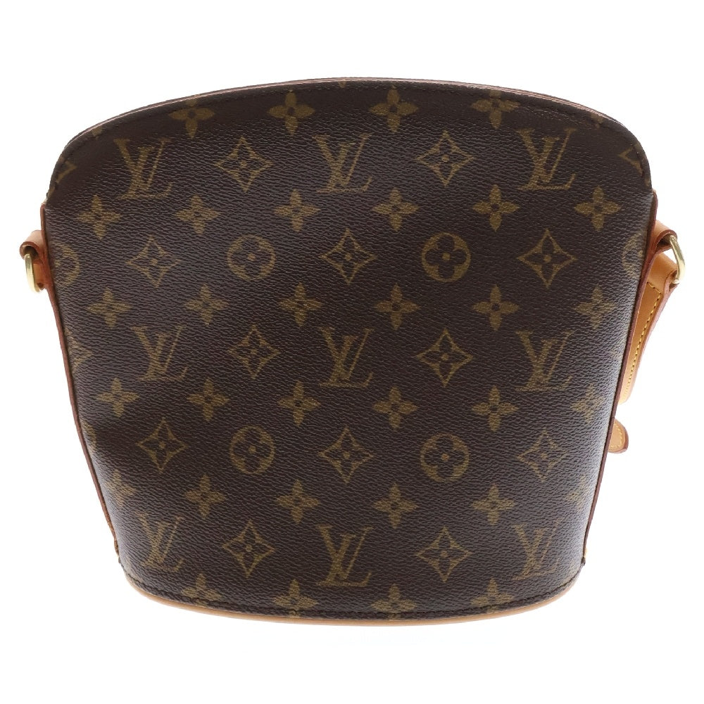LOUIS VUITTON(ルイヴィトン) モノグラム ドルーオ レザーショルダーバッグ ブラウン M51290