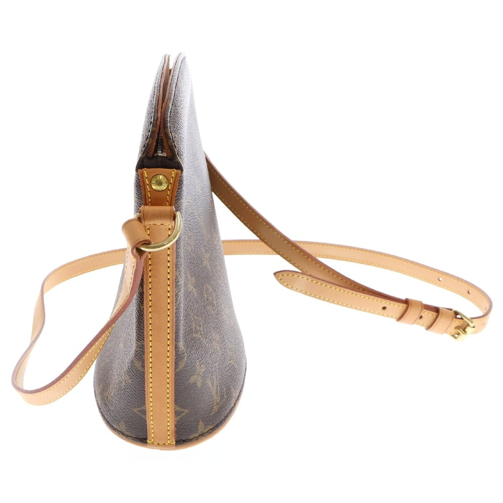 LOUIS VUITTON(ルイヴィトン) モノグラム ドルーオ レザーショルダーバッグ ブラウン M51290