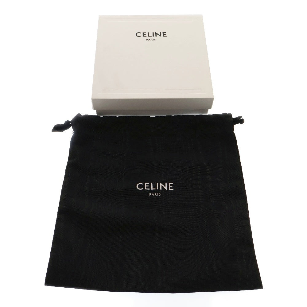 CELINE(セリーヌ) トリオンフ トライアングル ミニショルダーバッグ ベージュ×ブラウン PVCレザー