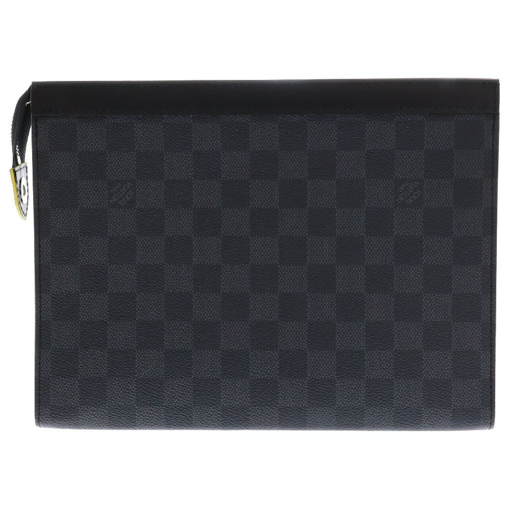 LOUIS VUITTON(ルイヴィトン) ダミエグラフィット リンクポシェット ヴォワヤージュMM セカンドバッグ クラッチバッグ ブラック PVCレザー N60307