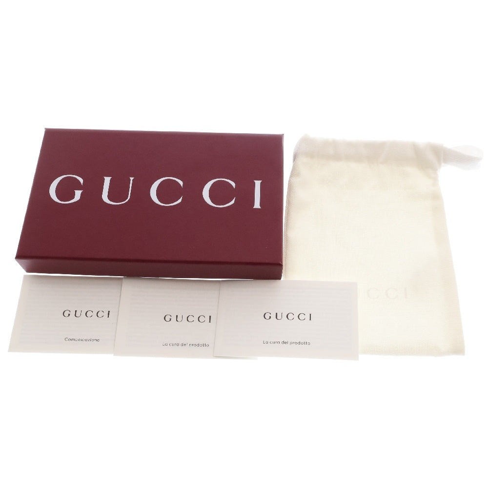 GUCCI(グッチ) GGスプリーム バイカラー ジップ キーケース コインケース ブラック×グレー 820666