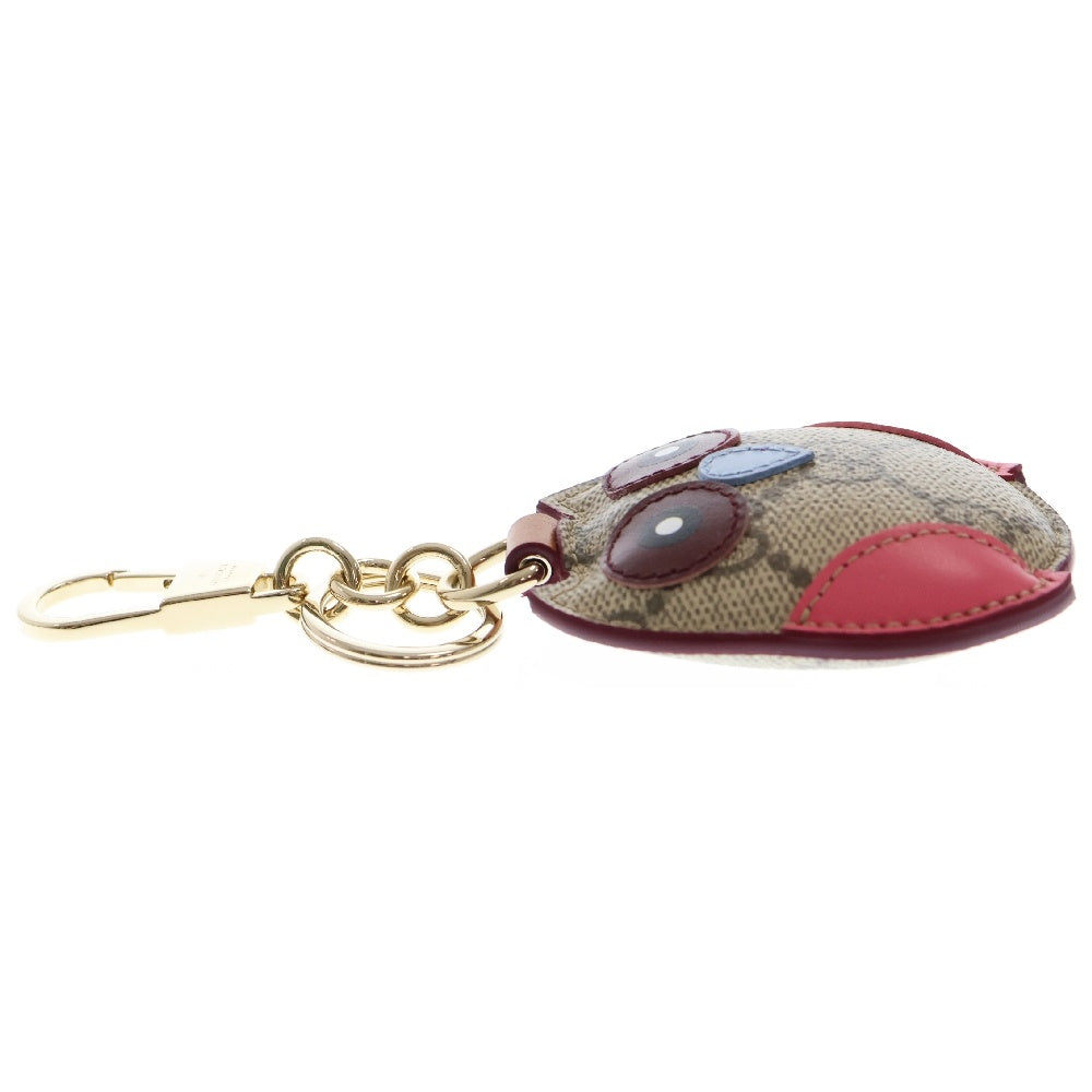 GUCCI(グッチ) アウル シェイプ バッグチャーム マルチカラー PVCレザー フクロウ 821813