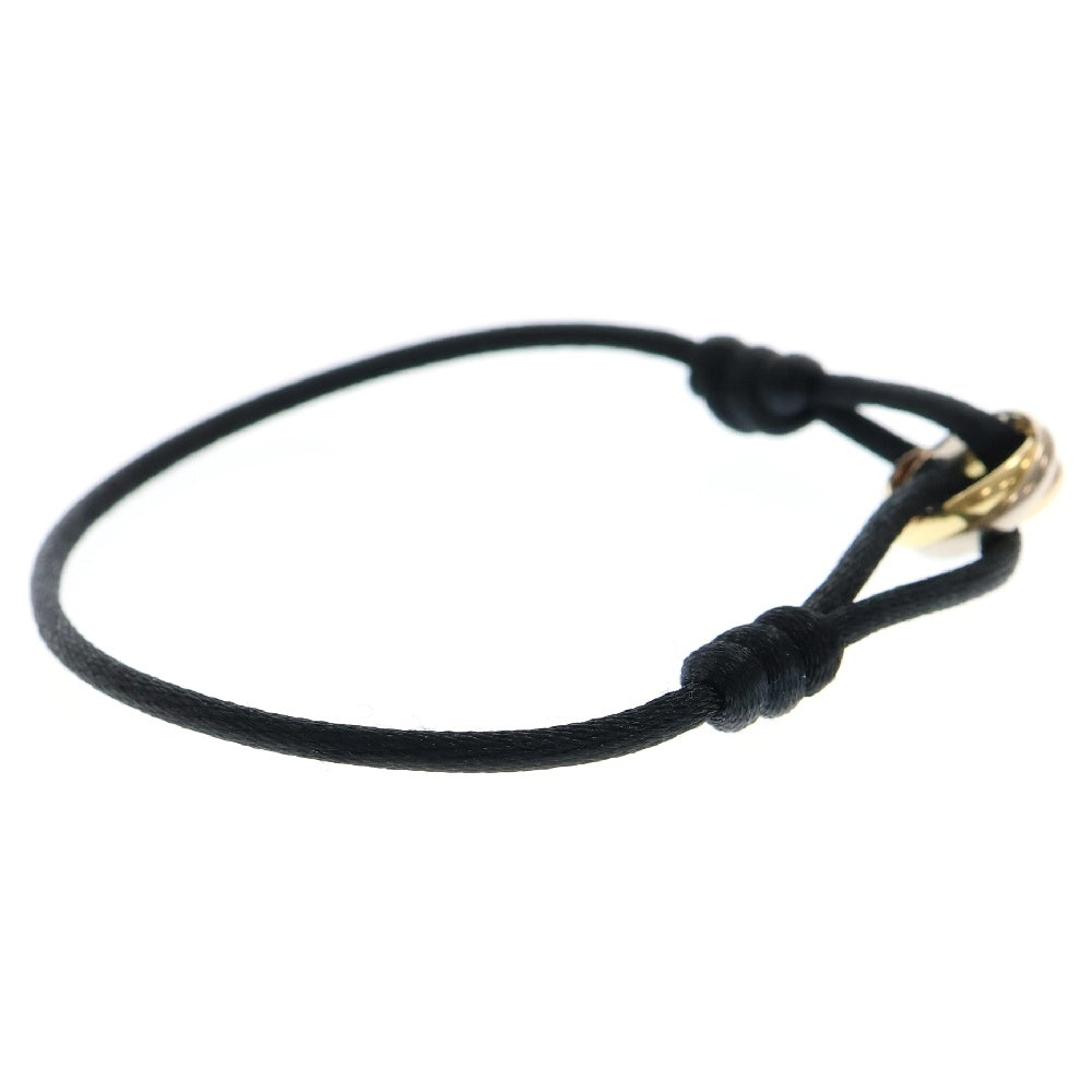Cartier(カルティエ) ベビートリニティ コードブレスレット ピンクゴールド×イエローゴールド×ホワイトゴールド K18 750 PG/YG/WG アクセサリー ジュエリー