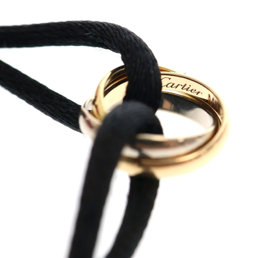 Cartier(カルティエ) ベビートリニティ コードブレスレット ピンクゴールド×イエローゴールド×ホワイトゴールド K18 750 PG/YG/WG アクセサリー ジュエリー