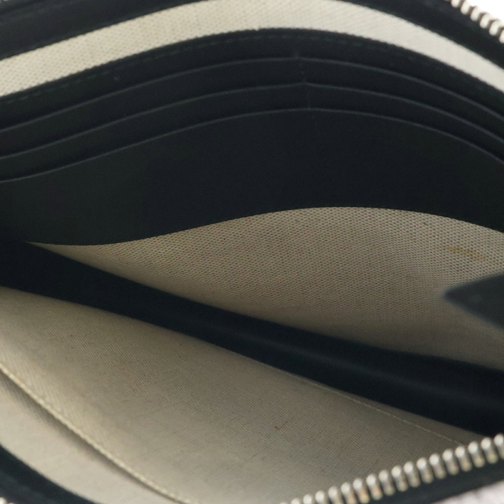 GUCCI(グッチ) GGスプリーム クラッチバッグ ウルフズヘッド 黒 PVC×レザー セカンドバッグ 547084