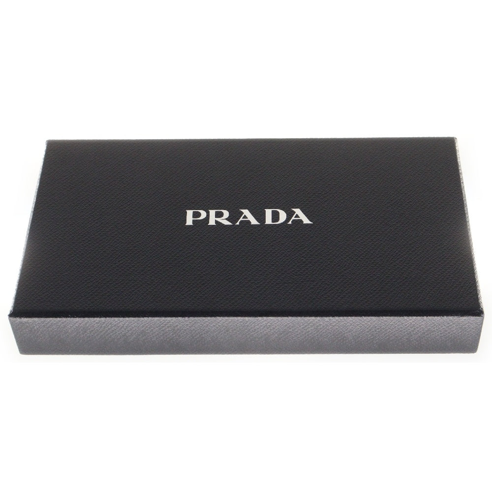 PRADA(プラダ) サフィアーノ ラウンドファスナー 黒 レザー 長財布 ロングウォレット 1ML506