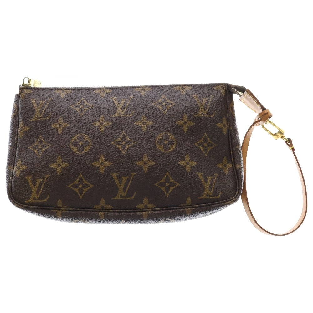 LOUIS VUITTON(ルイヴィトン) モノグラム ポシェット アクセソワール ハンドバッグ ミニバッグ ブラウン PVCレザー M51980