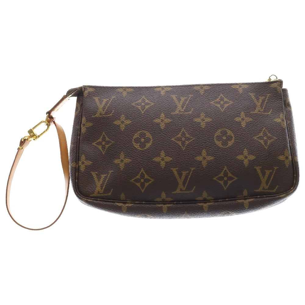 LOUIS VUITTON(ルイヴィトン) モノグラム ポシェット アクセソワール ハンドバッグ ミニバッグ ブラウン PVCレザー M51980