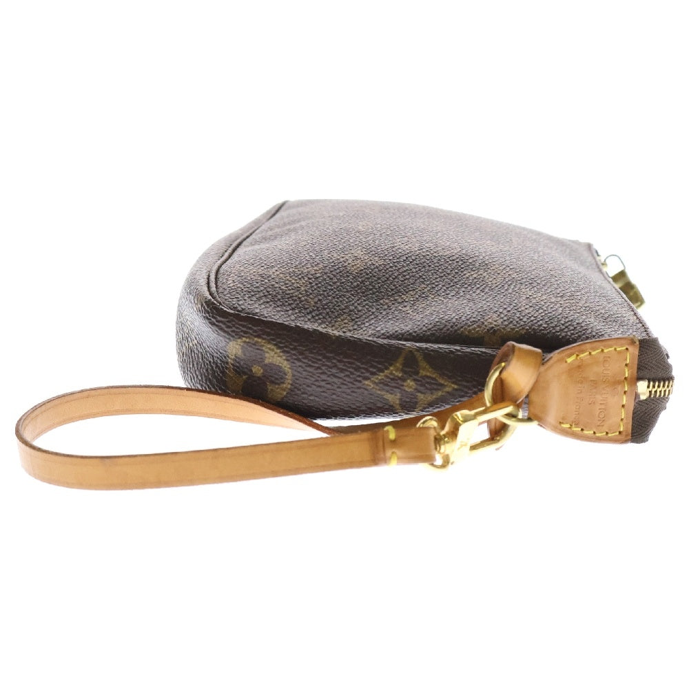 LOUIS VUITTON(ルイヴィトン) モノグラム ポシェット アクセソワール ハンドバッグ ミニバッグ ブラウン PVCレザー M51980