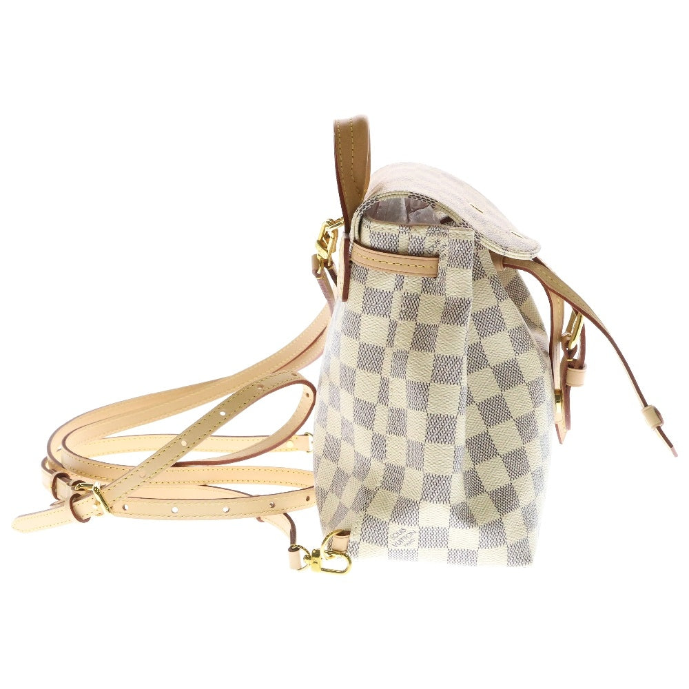 LOUIS VUITTON(ルイヴィトン) ダミエ スぺロBB ミニリュックサック ミニバックパック ミニバッグ アイボリー×ブラウン ゴールド金具 レザー×PVC N44026