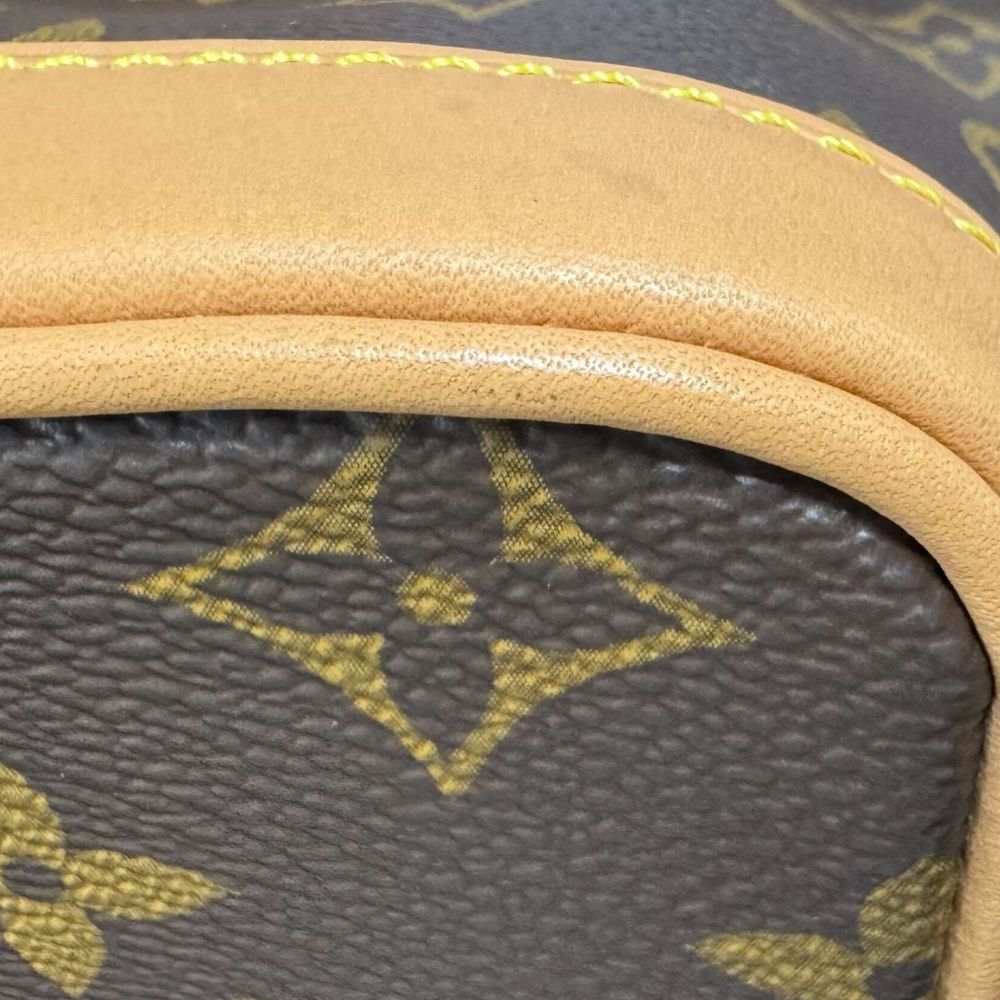 LOUIS VUITTON(ルイヴィトン) モノグラム ナノ ノエ 2WAYバッグ ハンドバッグ ショルダーバッグ ミニバッグ ブラウン ゴールド金具 レザー×PVC M81266