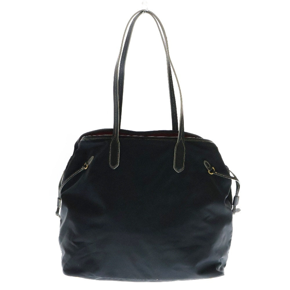 PRADA(プラダ) トートバッグ ハンドバッグ 肩掛けバッグ ブラック ゴールド金具 トライアングルロゴプレート ナイロン BR4662