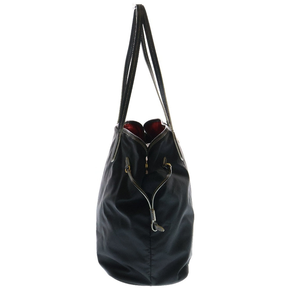 PRADA(プラダ) トートバッグ ハンドバッグ 肩掛けバッグ ブラック ゴールド金具 トライアングルロゴプレート ナイロン BR4662