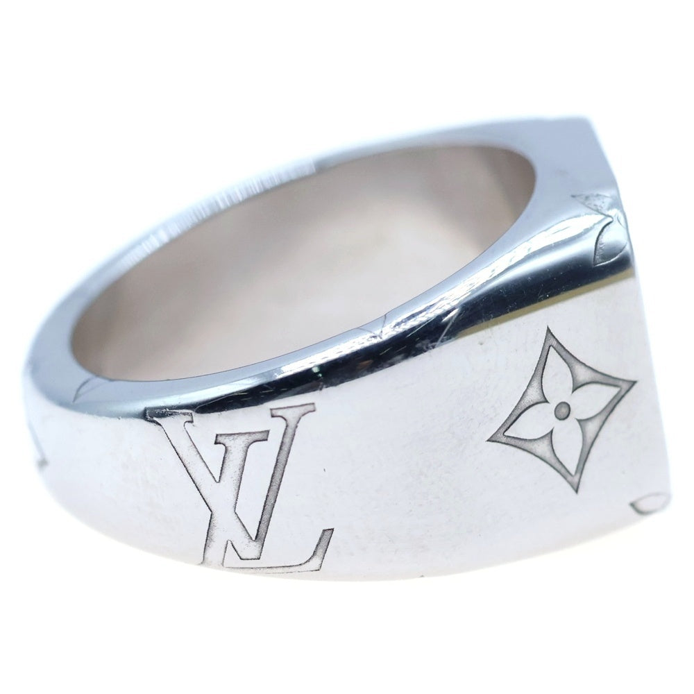 LOUIS VUITTON(ルイヴィトン) モノグラム シグネットリング 指輪 シルバー Mサイズ M00624