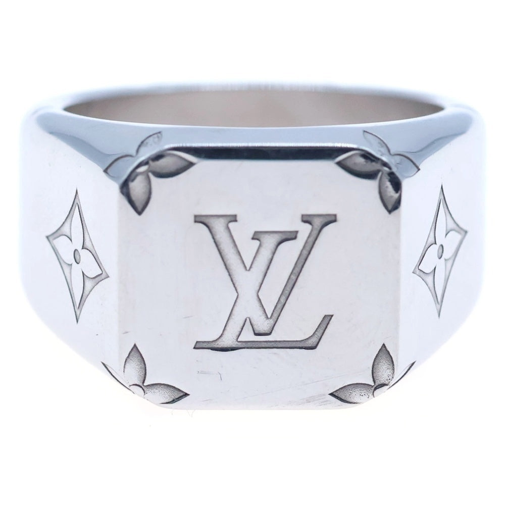 LOUIS VUITTON(ルイヴィトン) モノグラム シグネットリング 指輪 シルバー Mサイズ M00624