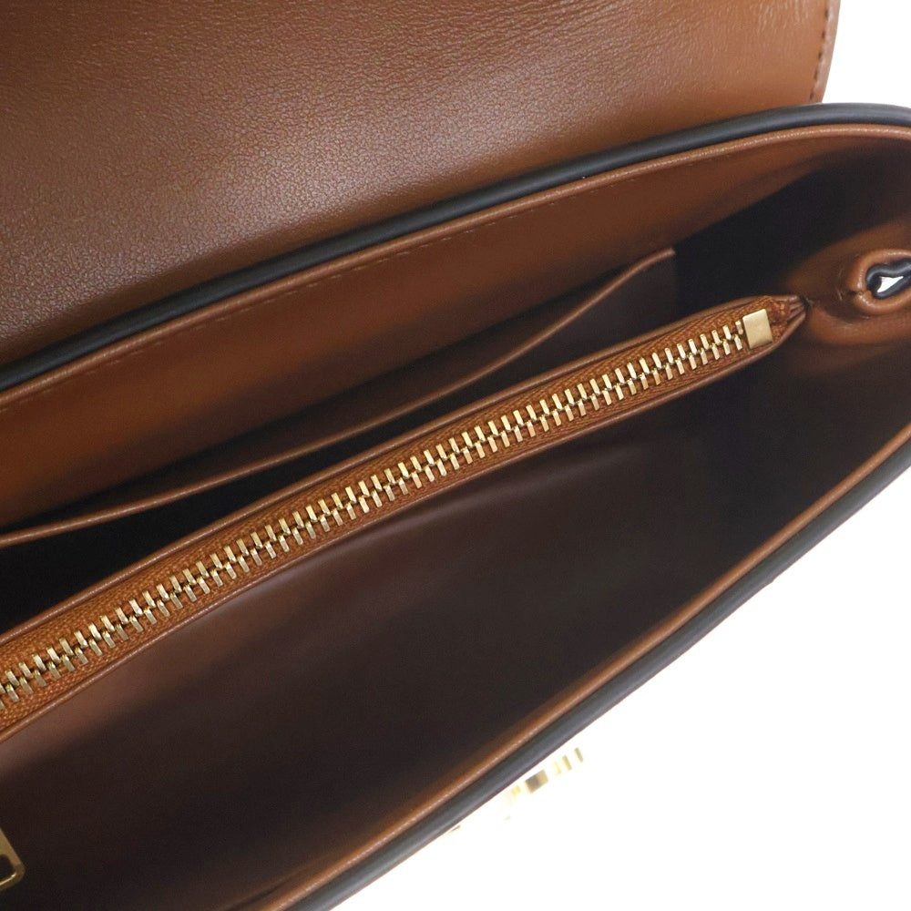 CELINE(セリーヌ) Teen Nino ティーン ニノ トリオンフ レザー2WAYハンドバッグ ショルダーバッグ ブラウン