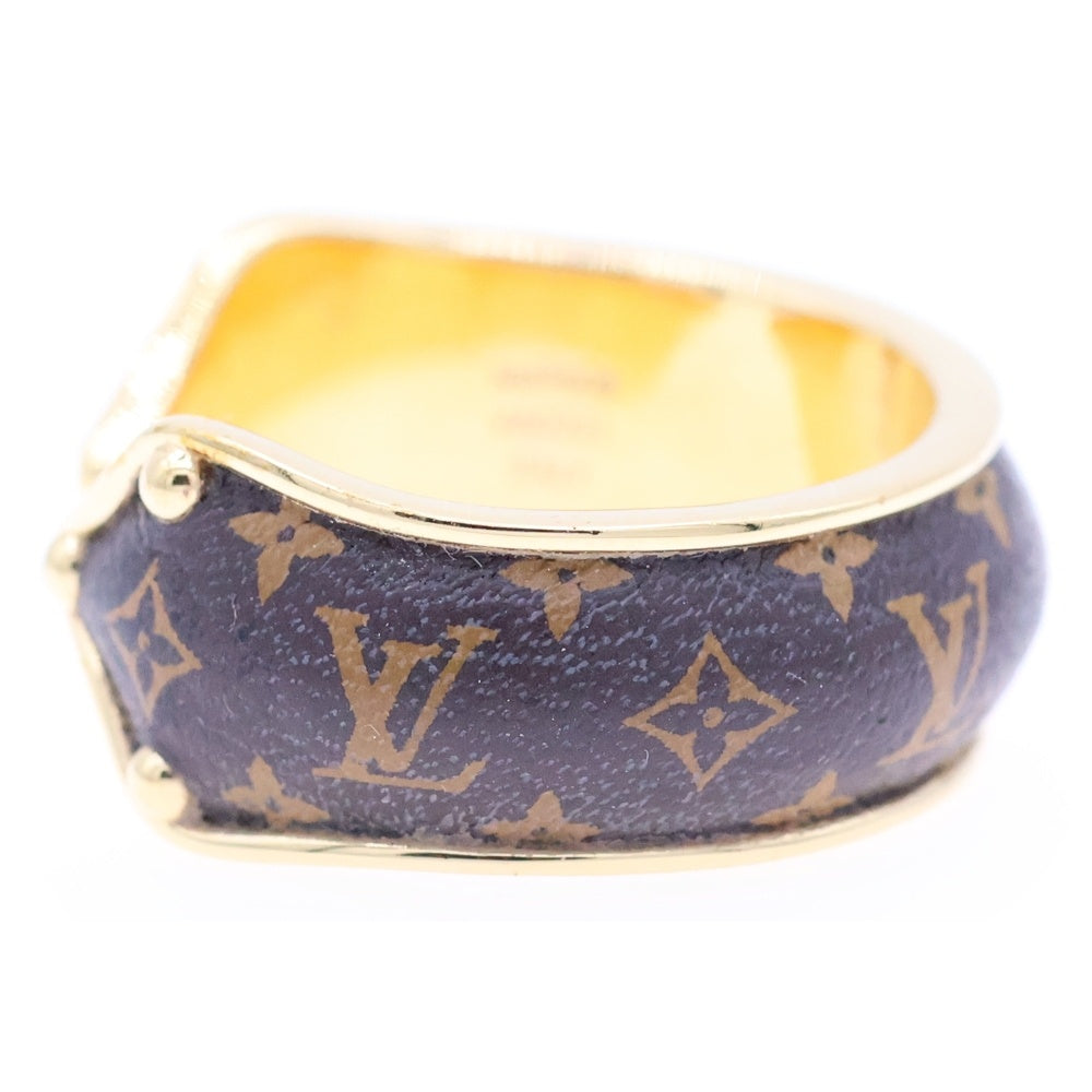 LOUIS VUITTON(ルイヴィトン) モノグラム バーグナノグラムスイートドリーム リング 指輪 ゴールド×ブラウン #L