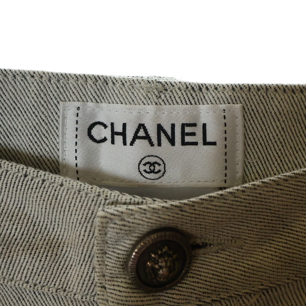 CHANEL(シャネル) デニムパンツ ボトムス コットン レディース グレー系 09P サイズ38