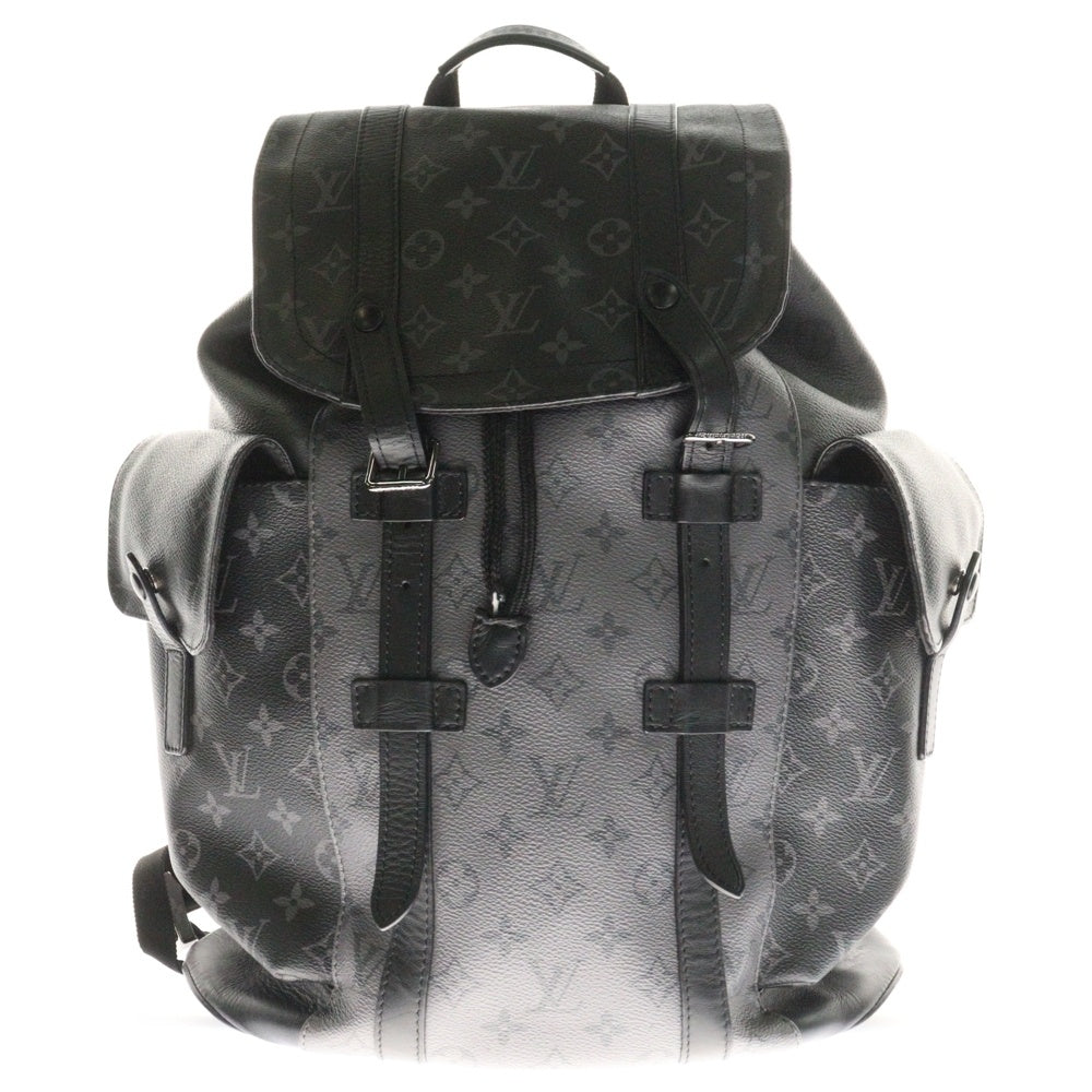 LOUIS VUITTON(ルイヴィトン) モノグラムエクリプスリバース クリストファーPM レザーバックパック リュック グレー M46331