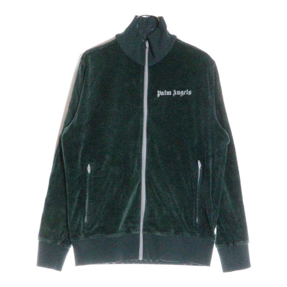 Palm Angels(パームエンジェルス) ベロア トラックジャケット ジャージ グリーン 長袖 Lサイズ