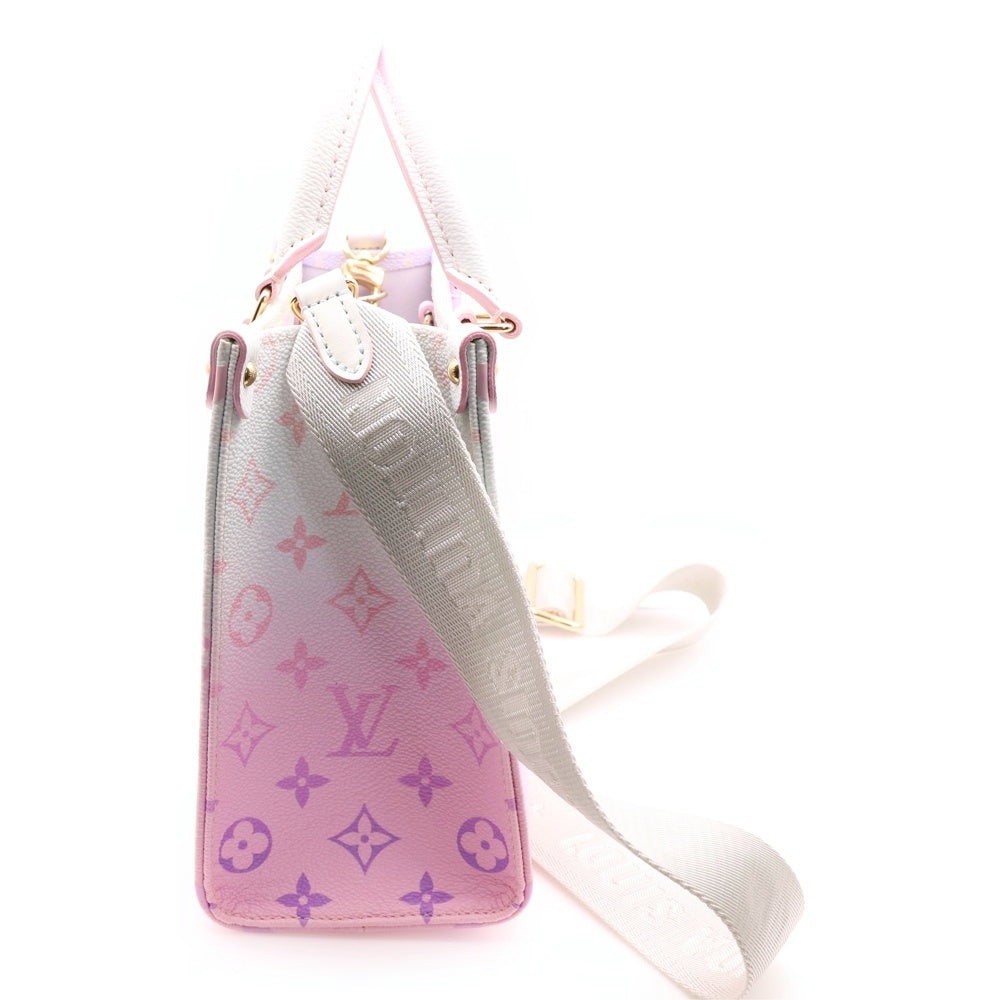 LOUIS VUITTON(ルイヴィトン) モノグラム サンライズパステル オンザゴーPM 2WAY レザーハンドバッグ ショルダーバッグ マルチ レディース M59856