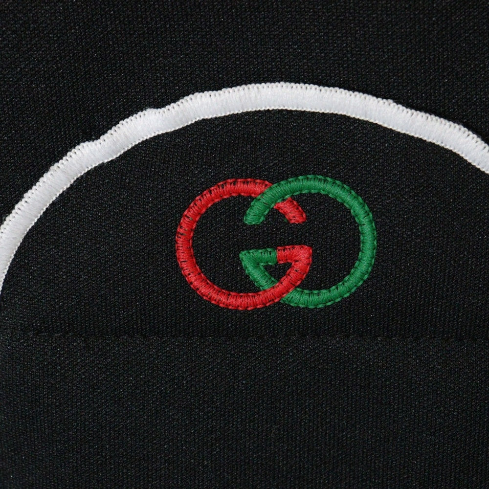 GUCCI(グッチ) GGロゴ刺繍 テクニカル ジャージ スウェット トラックパンツ レギンス レディース ブラック 595794