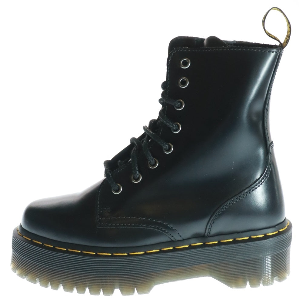 Dr.Martens(ドクターマーチン) JADON ジェイドン 8ホール ポリッシュドスムースレザー サイドジップ レースアップ ハイカットブーツ ブラック 15265001
