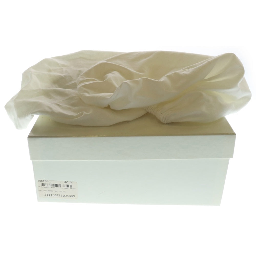 Maison Margiela 0(メゾンマルジェラ) Tabi タビ 足袋 サイドジップ フラット ハイカット レザー ブーツ ブラック S57WU0134PR516 T8013
