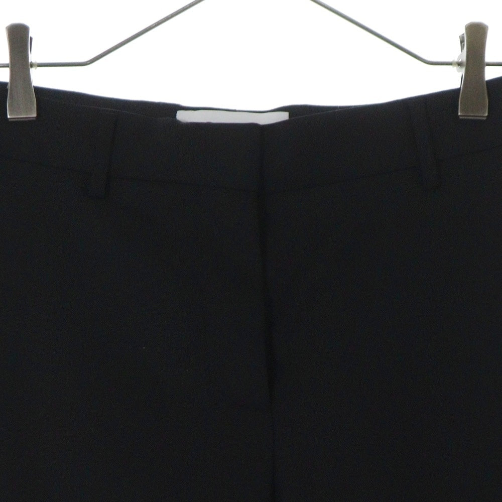 LOEWE(ロエベ) ウール ノータック ストレート スラックスパンツ トラウザーズ ブラック Q825331X06