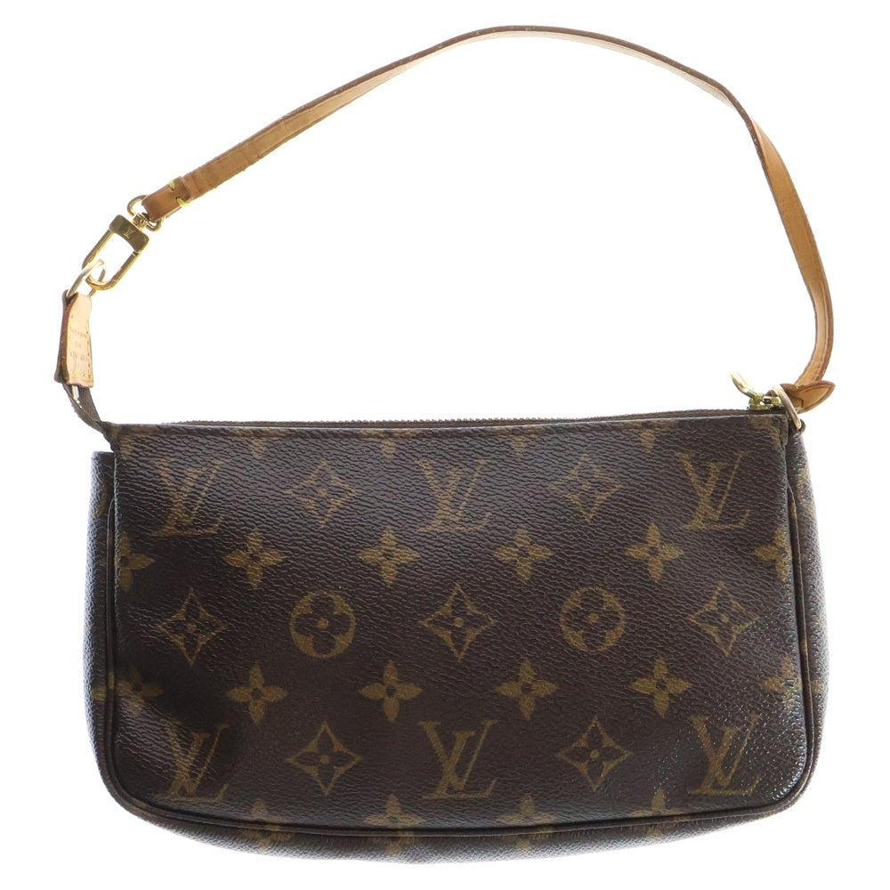 LOUIS VUITTON(ルイヴィトン) モノグラム アクセソワール ブラウン 革×PVC M51980 ハンドバッグ