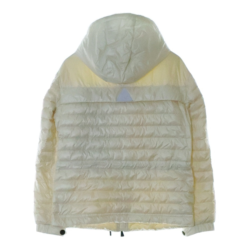 MONCLER GRENOBLE(モンクレールグルノーブル) 24SS EIBING フーデッド ジップアップ ダウンジャケット ホワイト J10981A00012 539YL