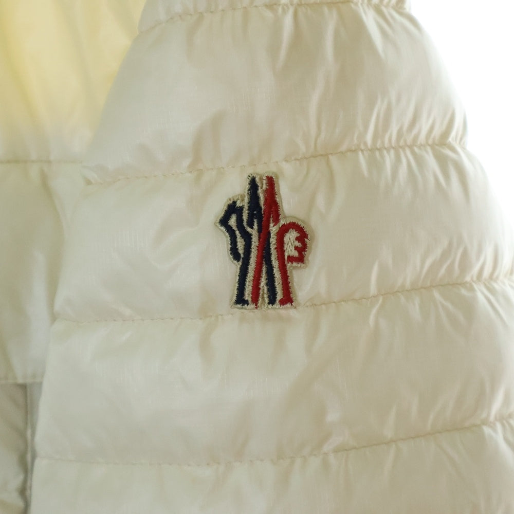 MONCLER GRENOBLE(モンクレールグルノーブル) 24SS EIBING フーデッド ジップアップ ダウンジャケット ホワイト J10981A00012 539YL