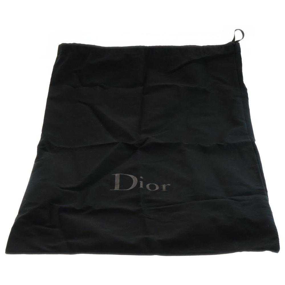 Christian Dior(クリスチャンディオール) トロッター バックパック リュックサック ホワイト シルバー金具 キャンバス×レザー